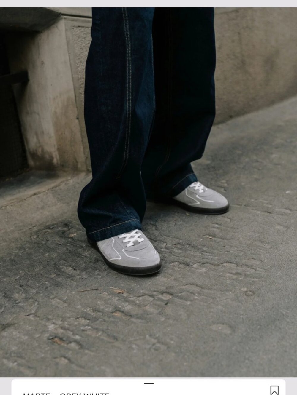 P448 Marte Grey Sneaker